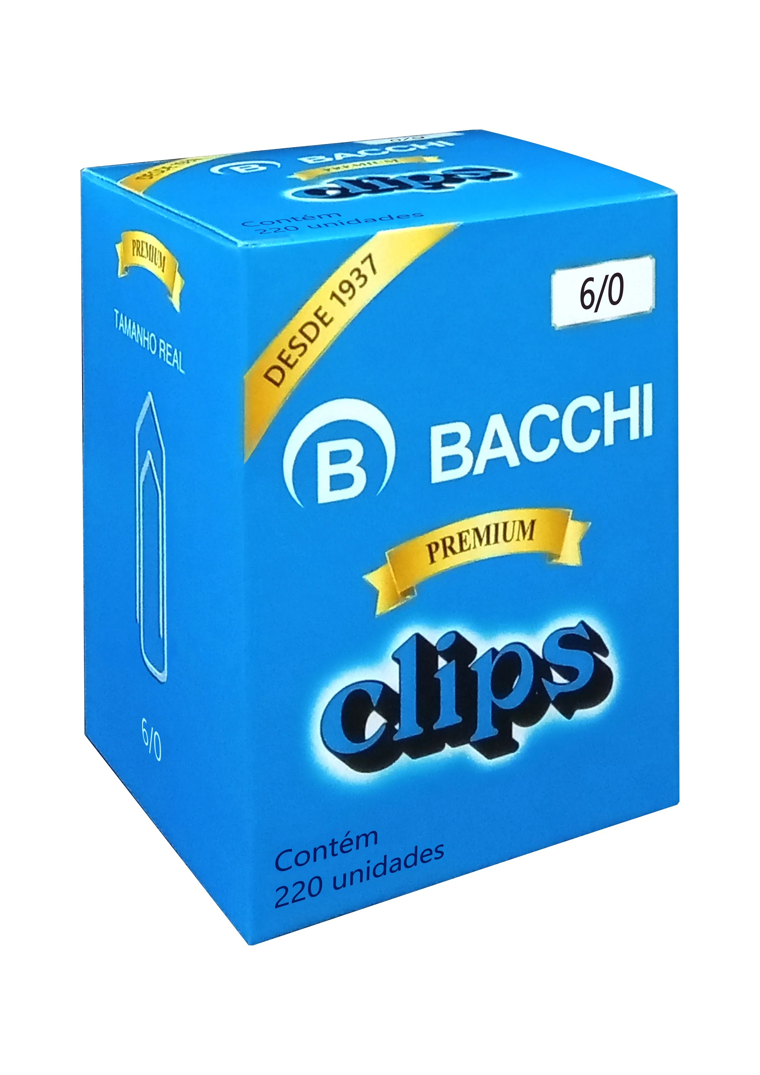 Castro Naves - CLIPS ACO GALVANIZADO PREMIUM 6/0 CX/220 - 15702 01