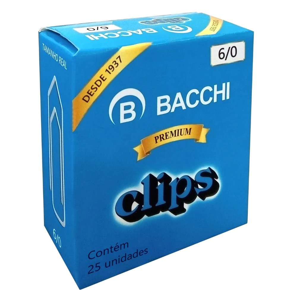 Castro Naves - CLIPS ACO GALVANIZADO PREMIUM 6/0 CX/25 - 15694 01