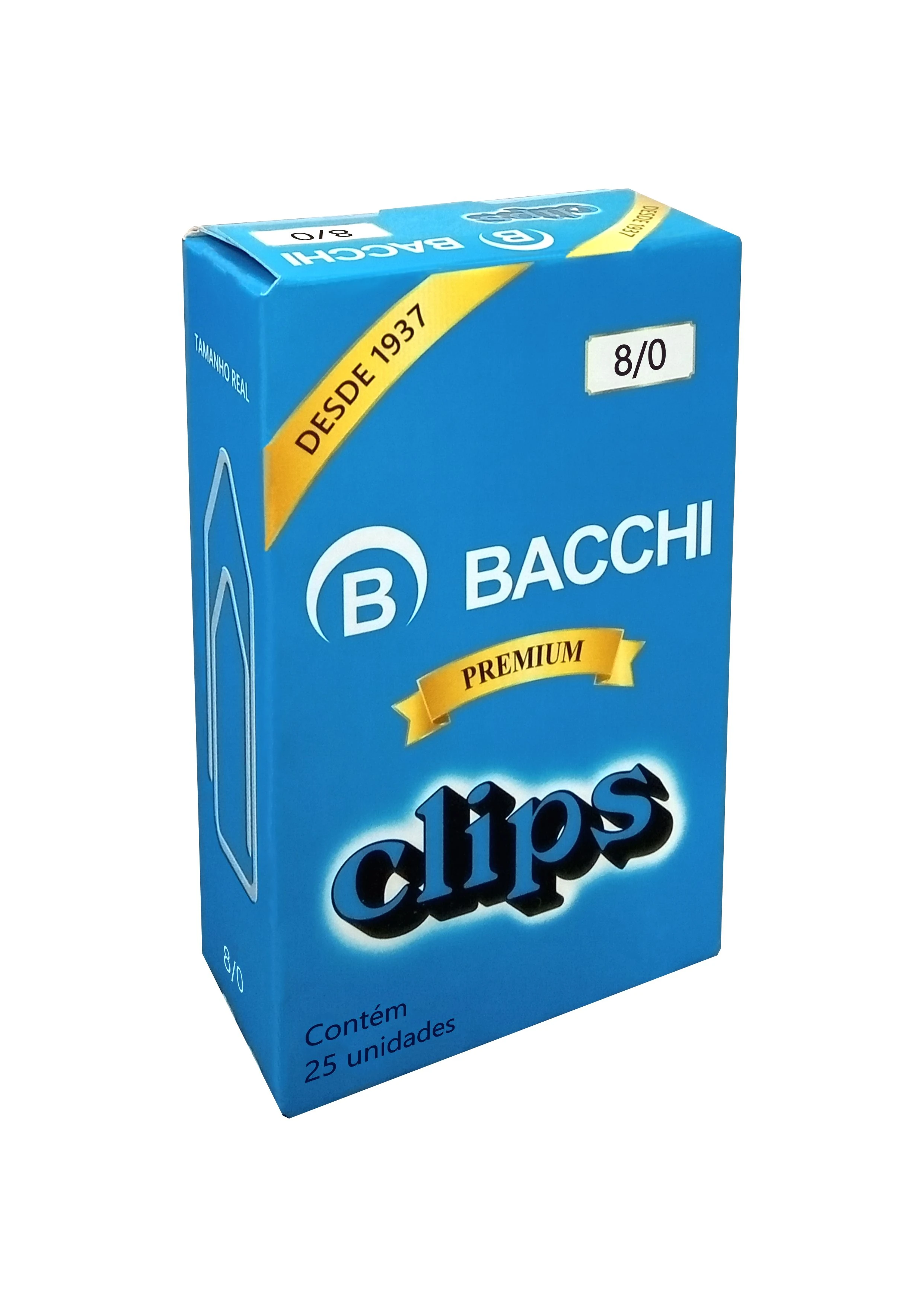 Castro Naves - CLIPS ACO GALVANIZADO PREMIUM 8/0 CX/25 - 15695 01