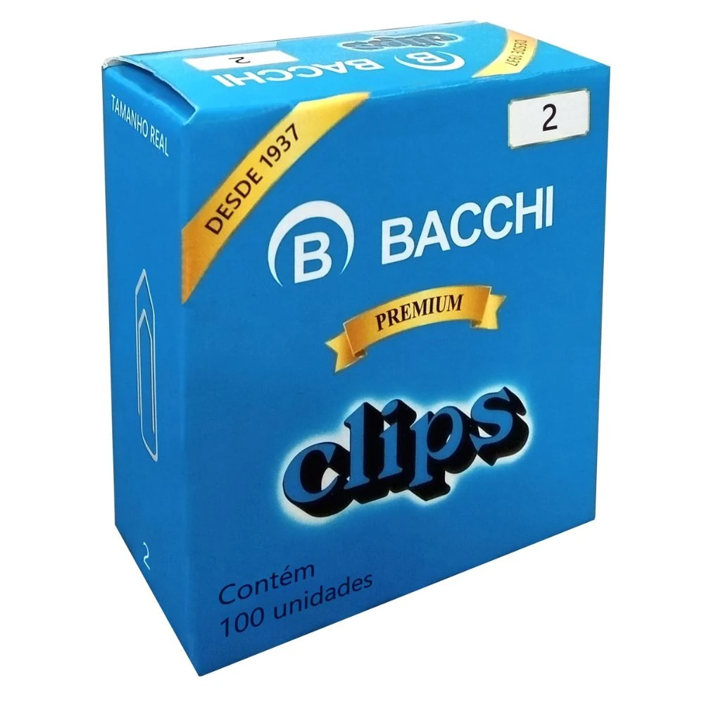 Castro Naves - CLIPS ACO GALVANIZADO PREMIUM NR. 2 CX/100 - 15733 01