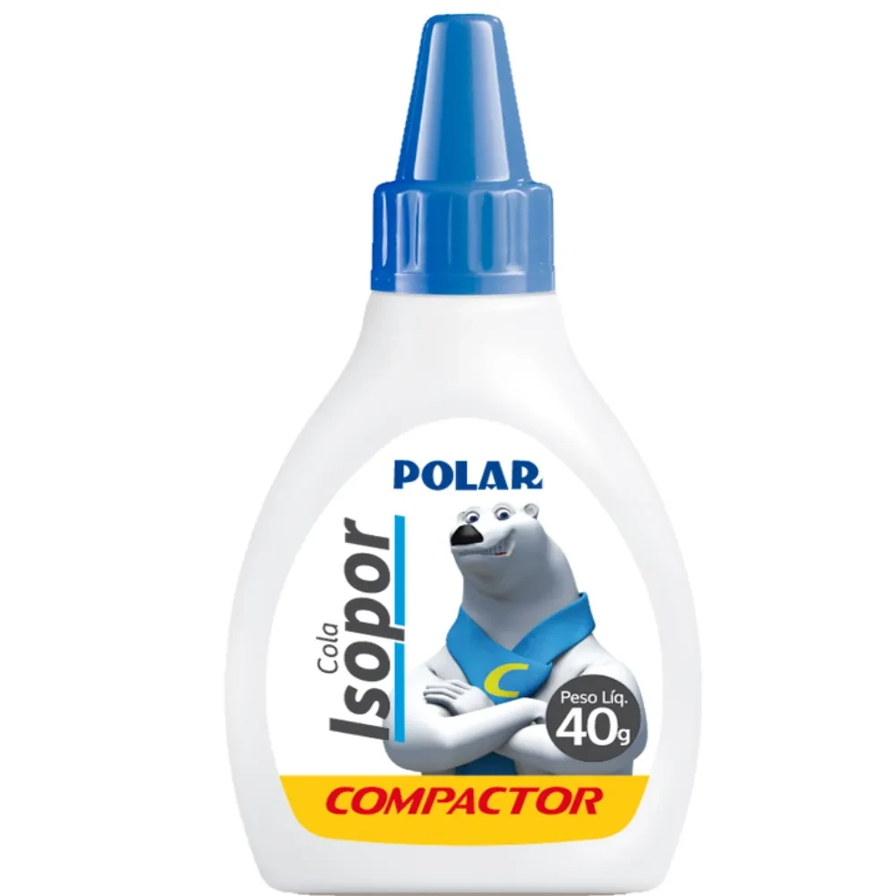 Castro Naves - COLA LIQUIDA TRANSPARENTE 40G POLAR ISOPOR - 14228 01