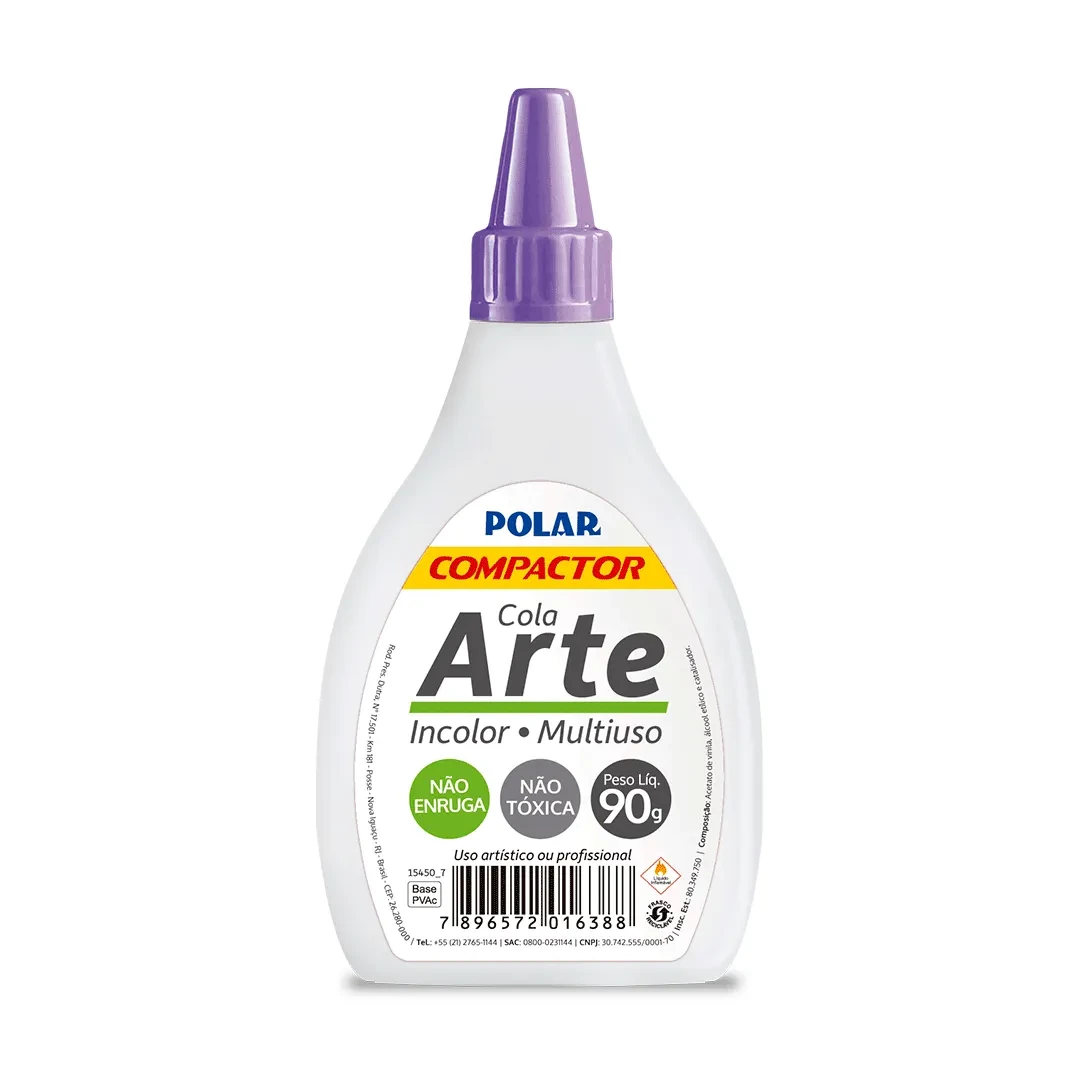 Castro Naves - COLA LIQUIDA TRANSPARENTE 90G POLAR ARTE - 85548 01