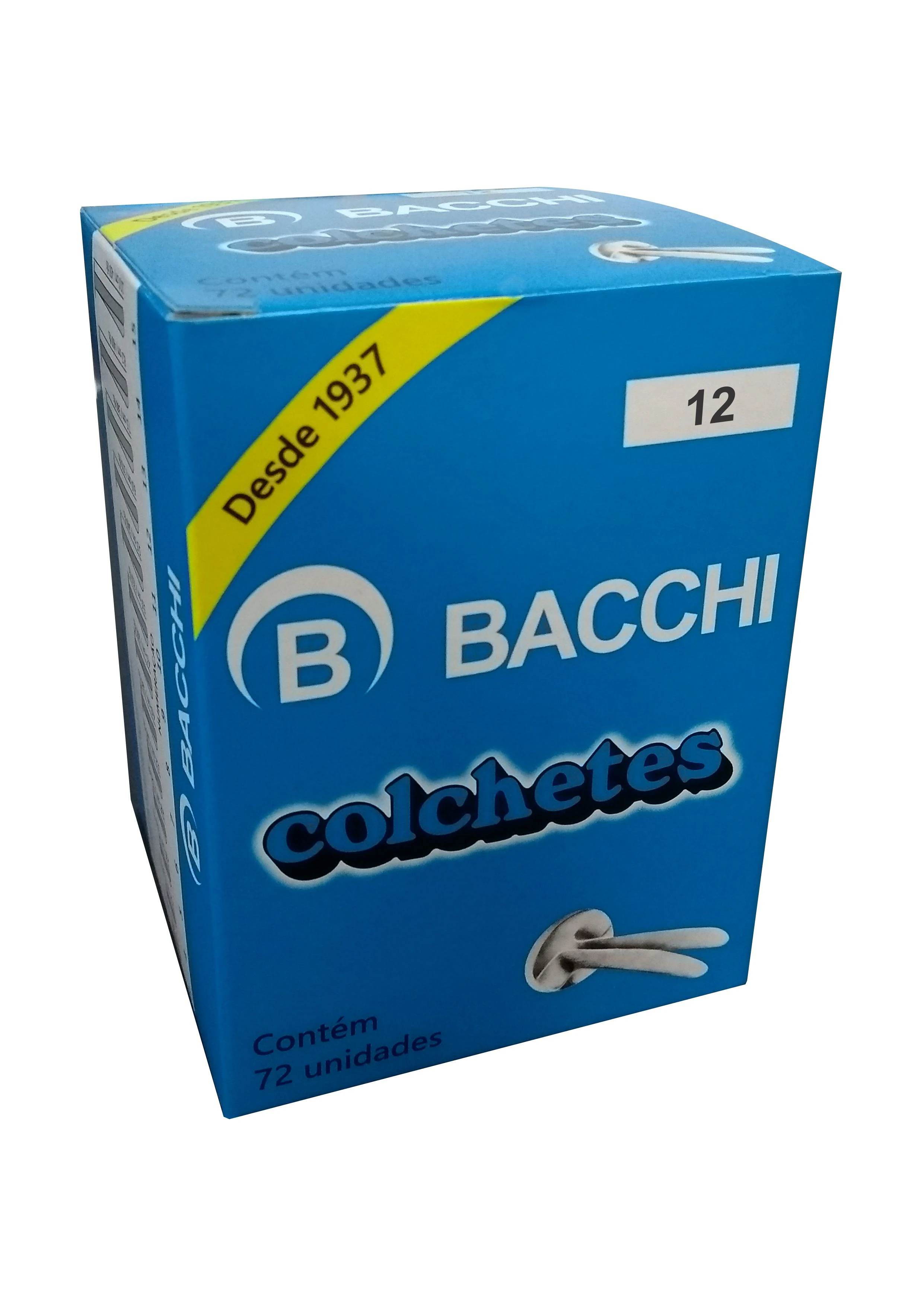 Castro Naves - COLCHETE NR. 12 6,0CM 270 FLS CX/72 - 15715 01