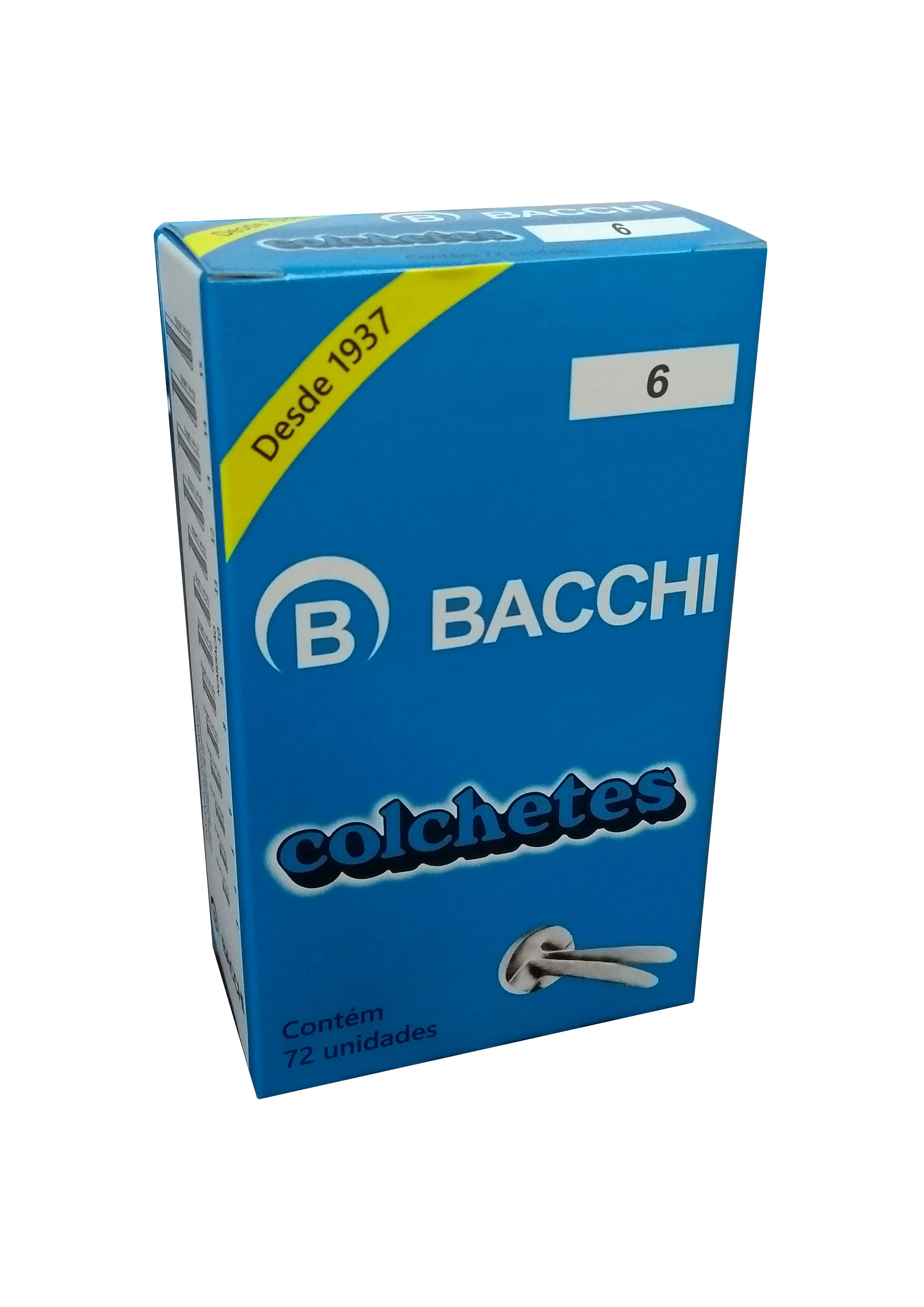Castro Naves - COLCHETE NR. 6 2,8CM 120 FLS CX/72 - 15712 01