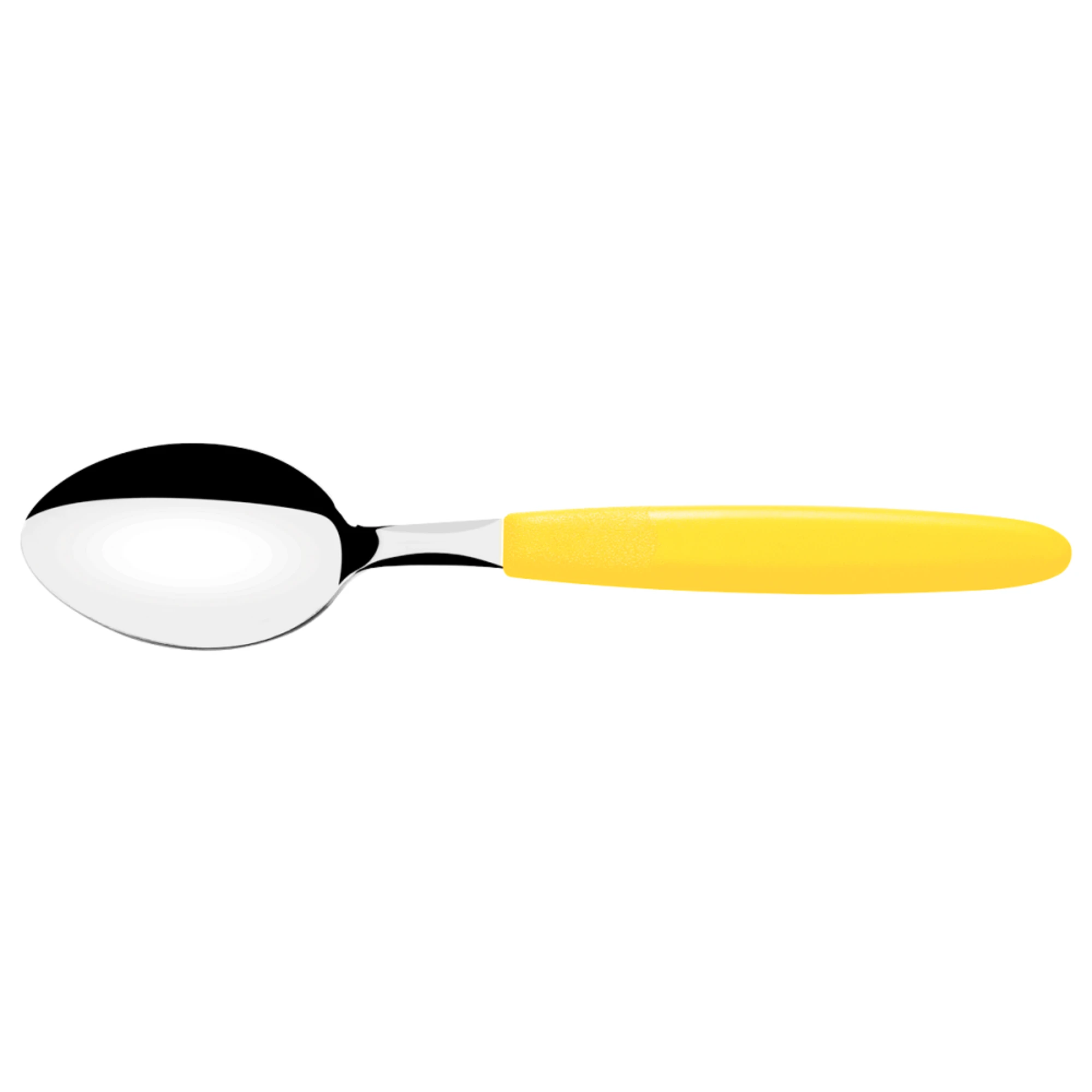 Imagem - Colher de Mesa com Lâmina em Aço Inox e Cabo PP na cor Amarelo Linha Ipanema Cx/12 23363/950
