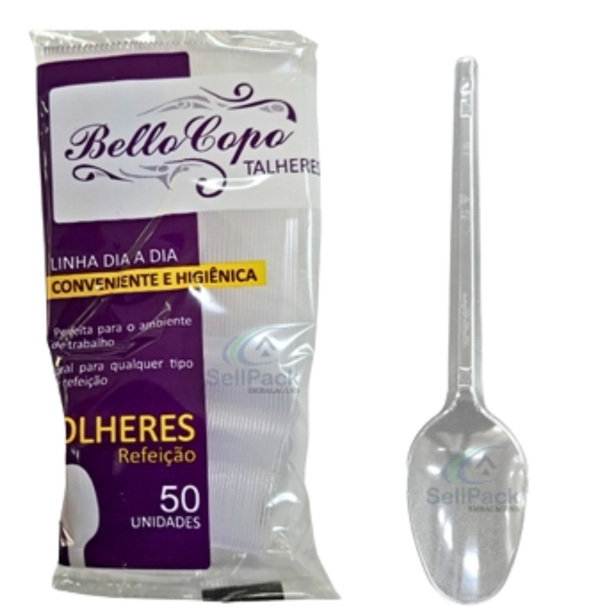 Castro Naves - COLHER REFEICAO CRISTAL PS C/50 - 11469 01