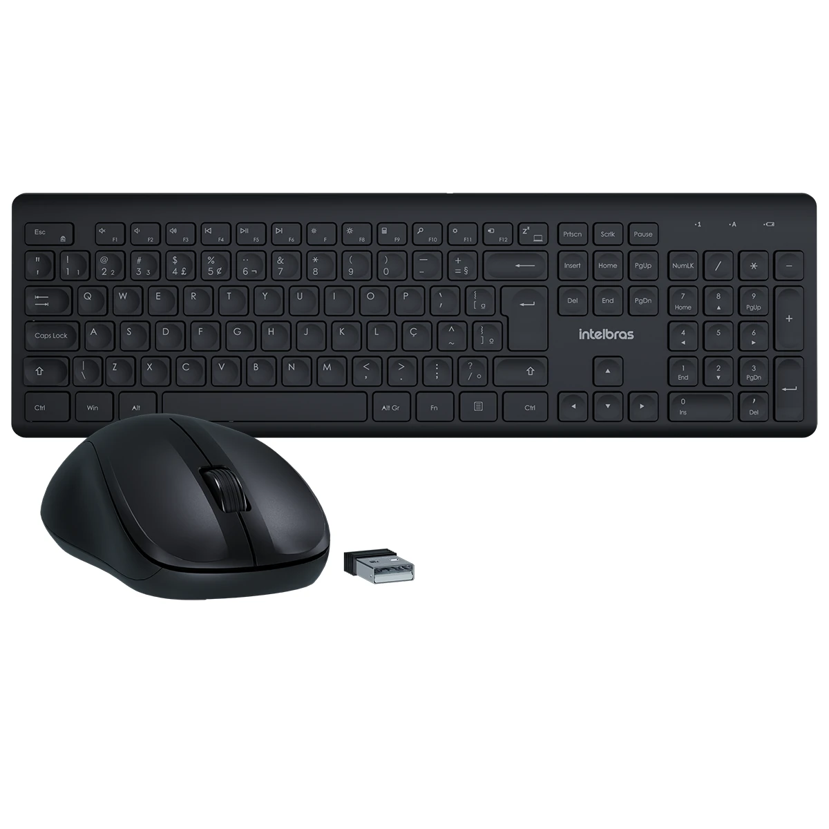 Castro Naves - COMBO MOUSE E TECLADO SEM FIO PRETO CSI 50 - 9009 01