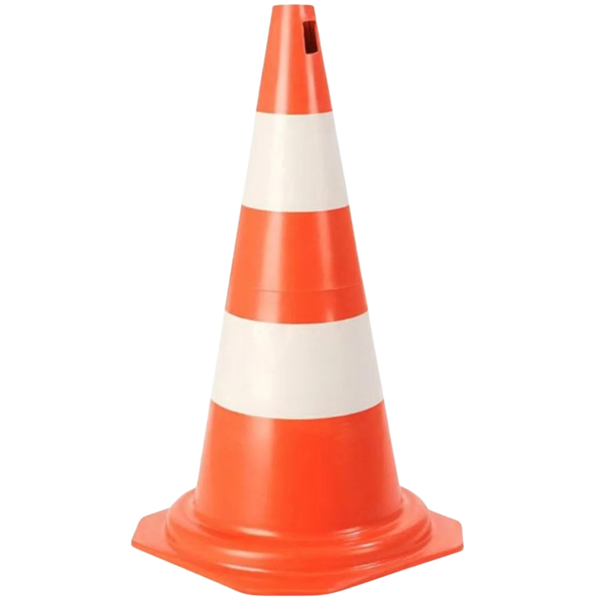 Castro Naves - CONE FIT LARANJA E BRANCO 75CM - 15091 01