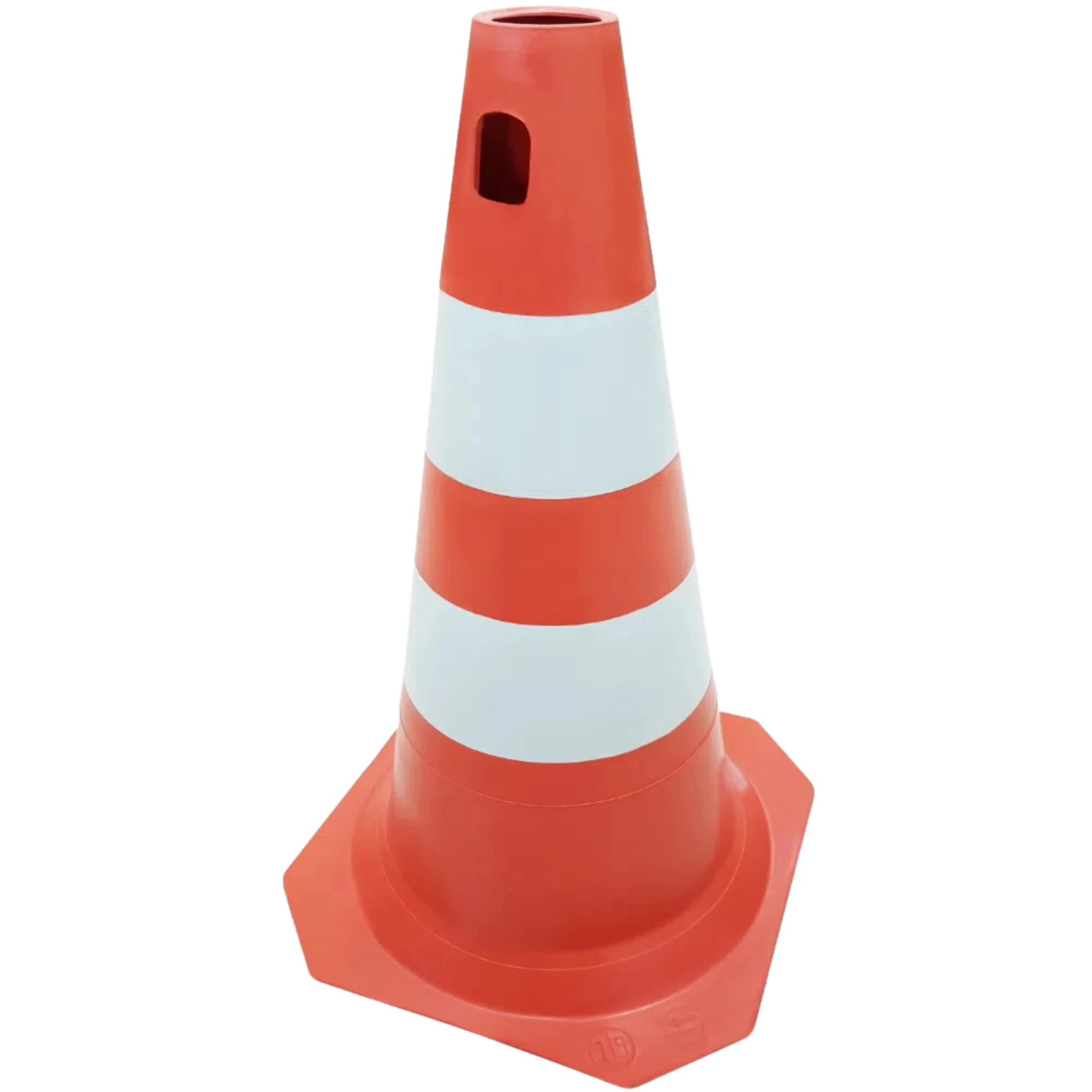 Castro Naves - CONE PLT LARANJA E BRANCO 50CM - 15089 01