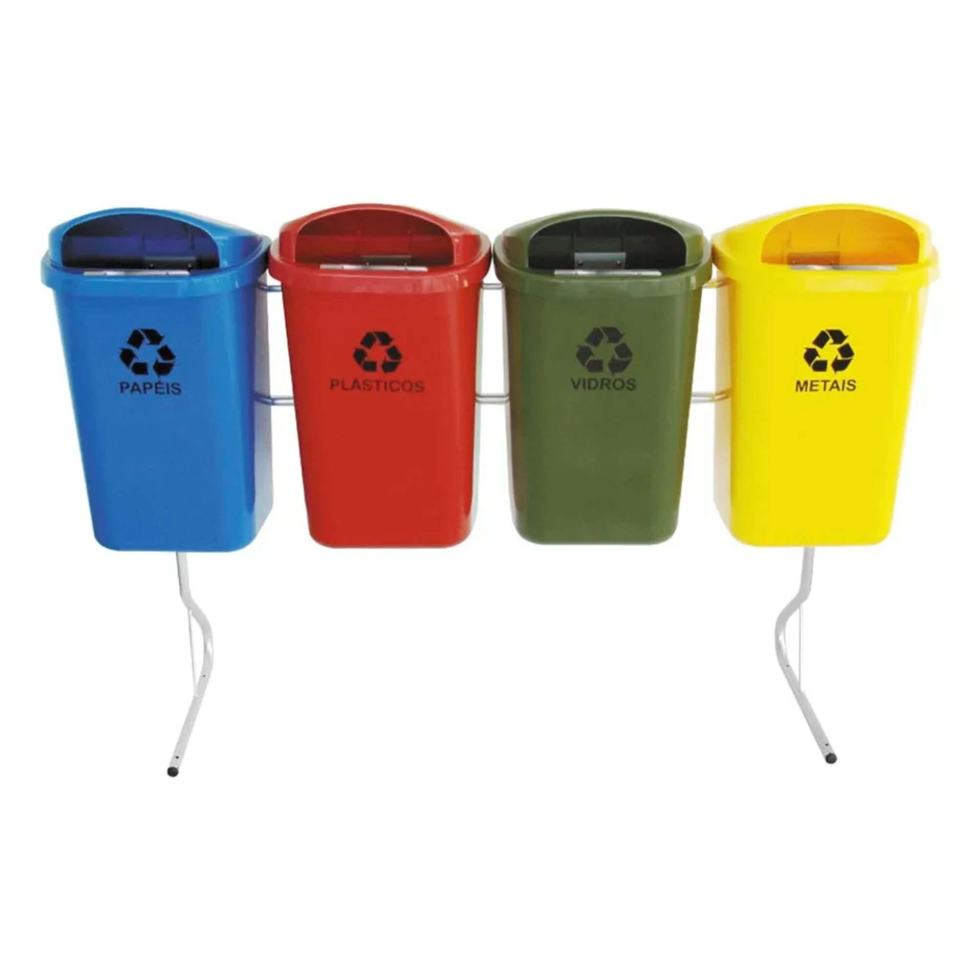 Castro Naves - CONJUNTO PARA COLETA SELETIVA 50L C/4 CORES - 15568 01