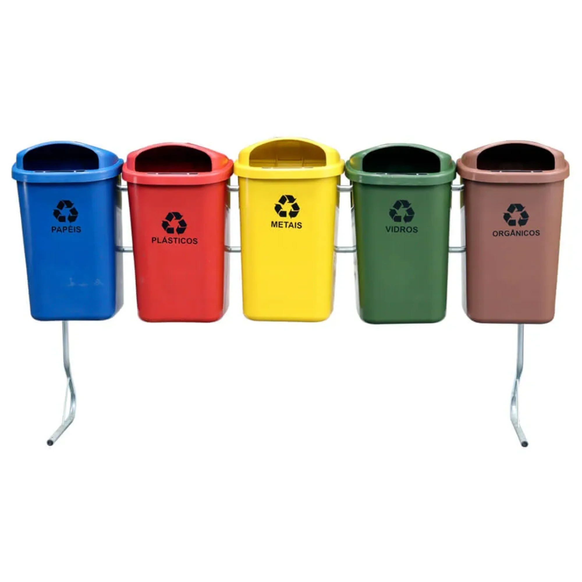 Castro Naves - CONJUNTO PARA COLETA SELETIVA 50L C/5 CORES - 15565 01