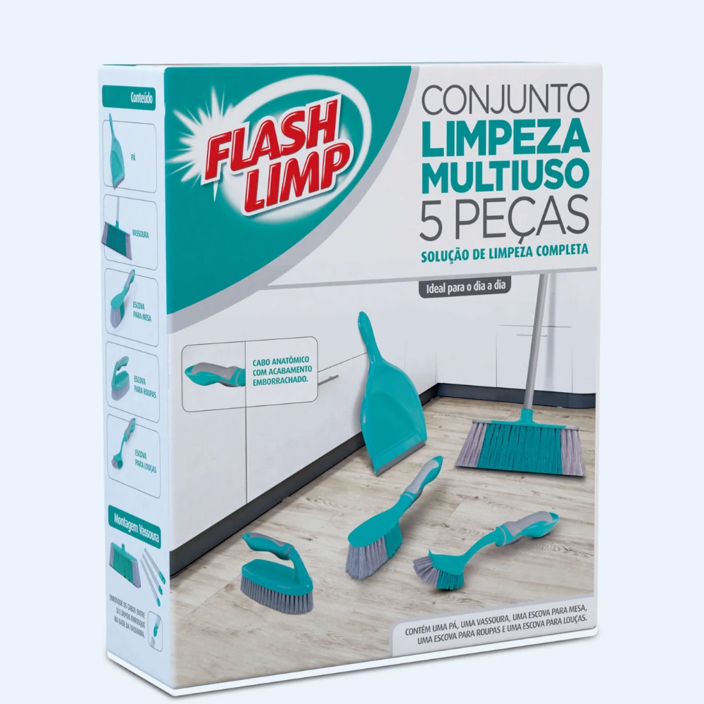 Castro Naves - CONJUNTO PARA LIMPEZA MULTIUSO 5 PECAS - 15856 01