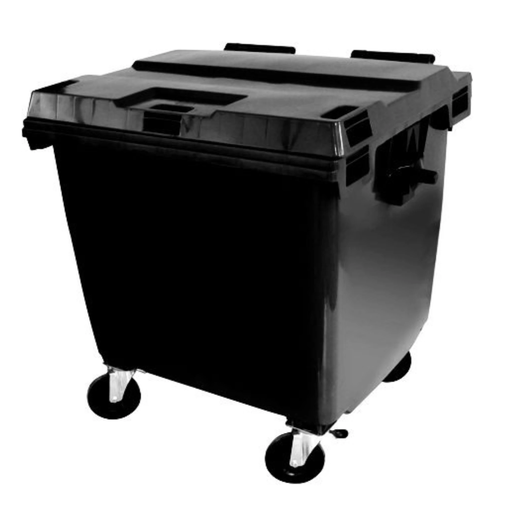 Castro Naves - CONTENTOR PLAST. P LIXO TP E RODAS 660L PR - 105548 01