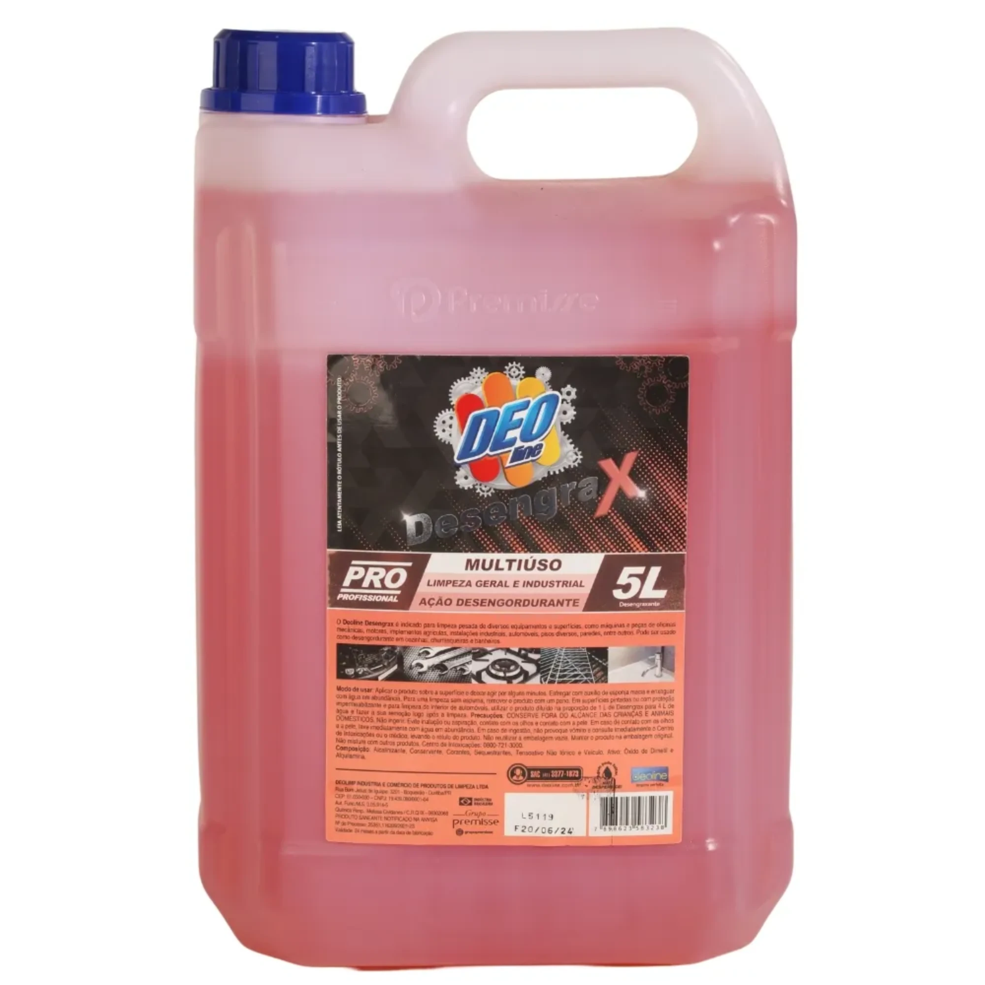 Castro Naves - DESENGRAXANTE DESENGRAX DEO LINE 5L - 9585 01