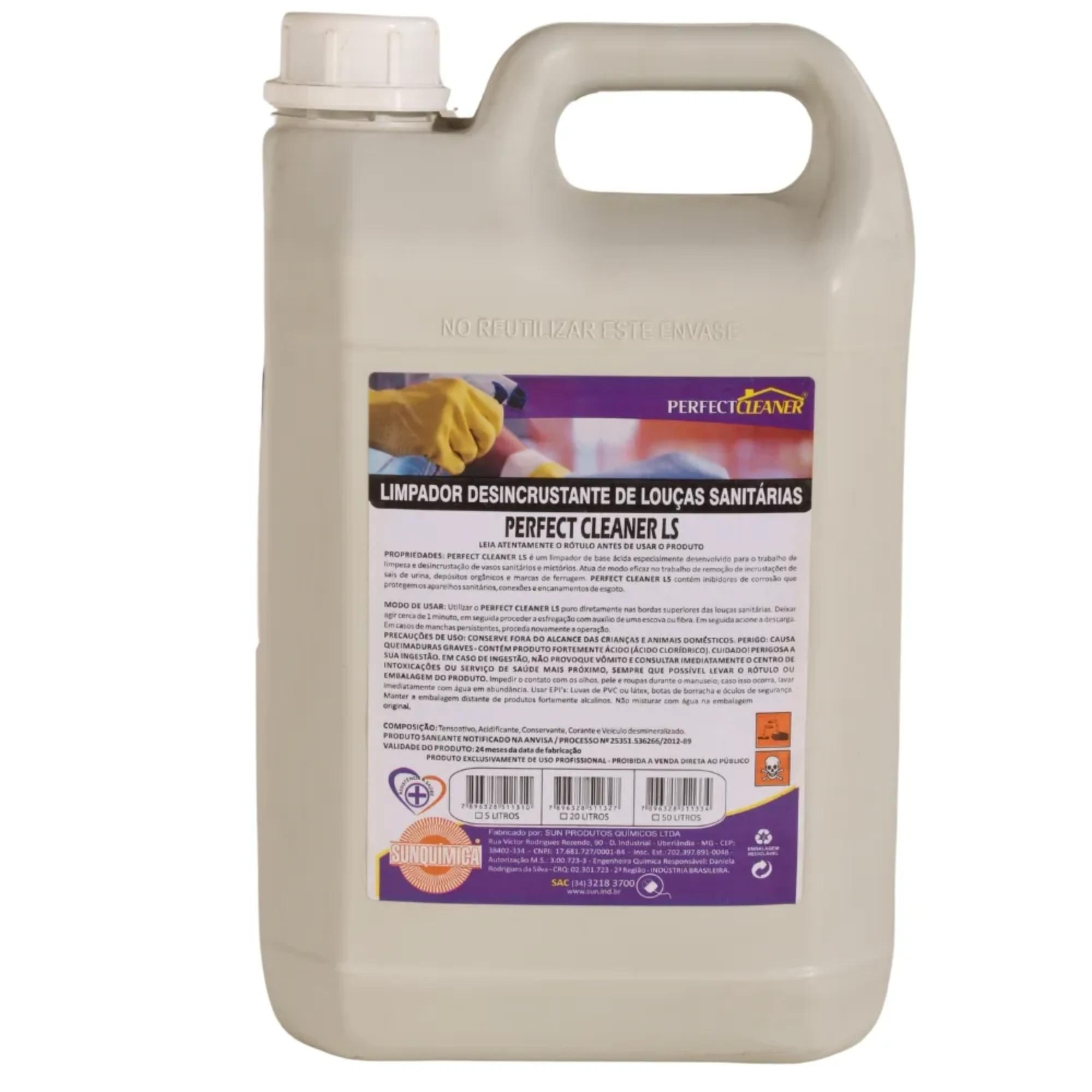 Castro Naves - DESINCRUSTANTE DE LOUCAS SANITARIAS 5L - 8644 01