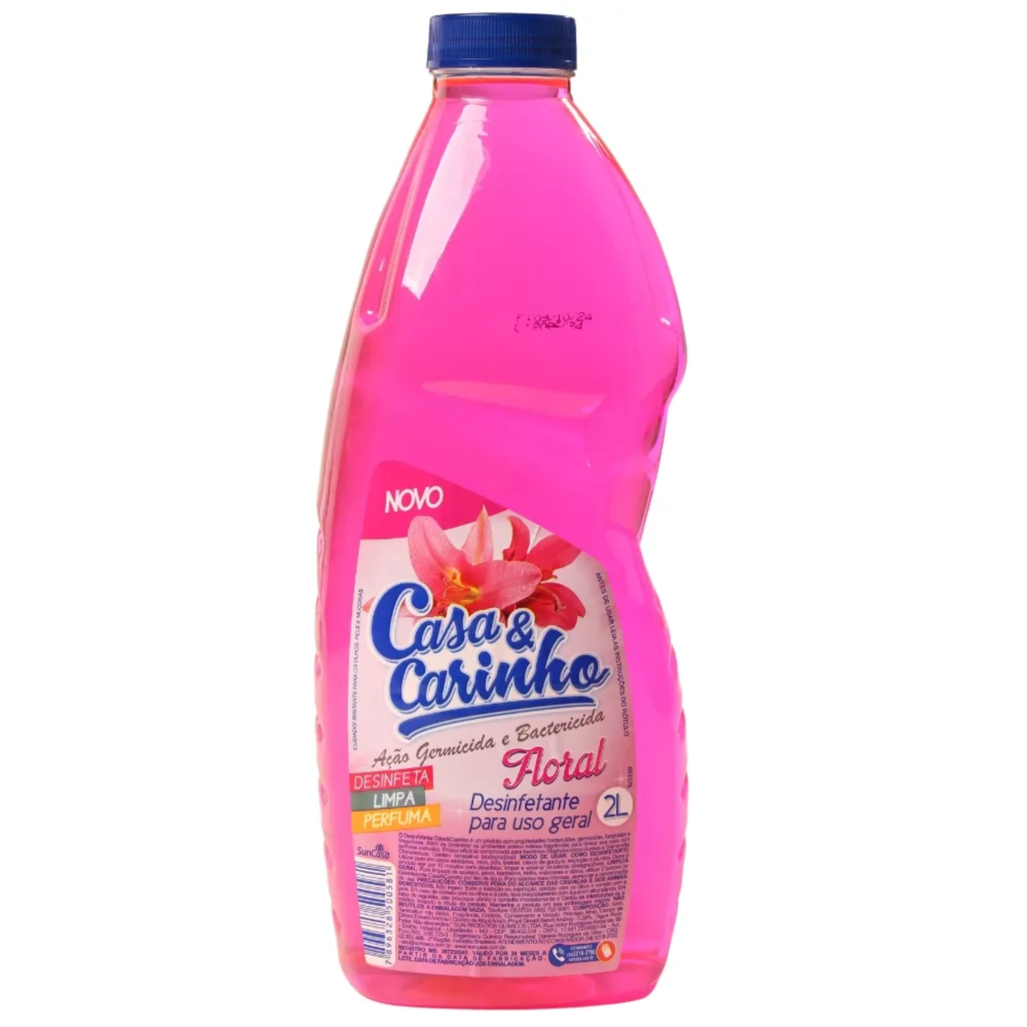 Castro Naves - DESINFETANTE CASA E CARINHO FLORAL 2L - 105300 01