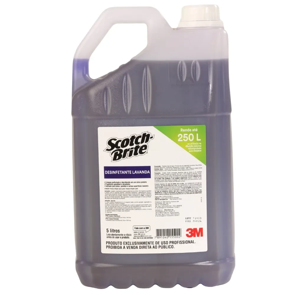 Castro Naves - DESINFETANTE SCOTCH BRITE LAVANDA  5L 1:50 - 14126 01