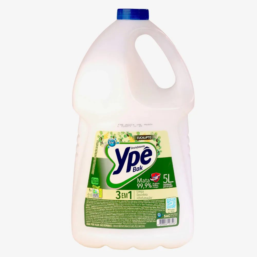 Castro Naves - DESINFETANTE YPE BAK EUCALIPTO 5L - 15166 01