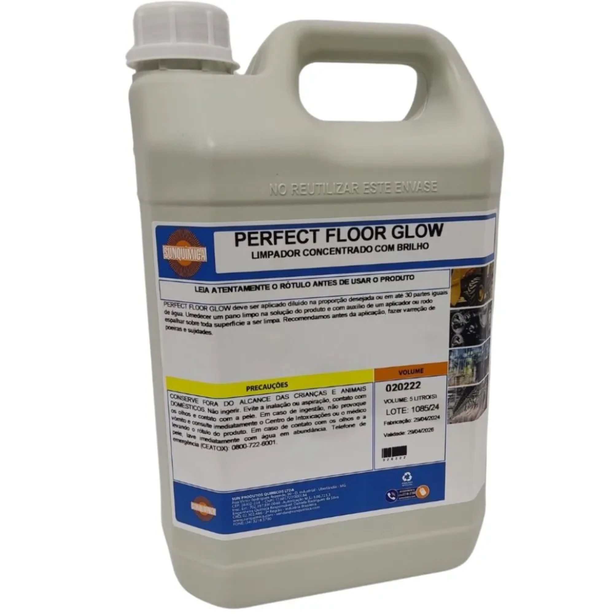 Castro Naves - DETERGENTE CONC. PERF. PERFECT FLOOR 5L 1:30 - 9830 01
