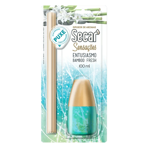 Castro Naves - DIFUSOR COM VARETAS SECAR ENTUSIASMO 100ML - 9525 01