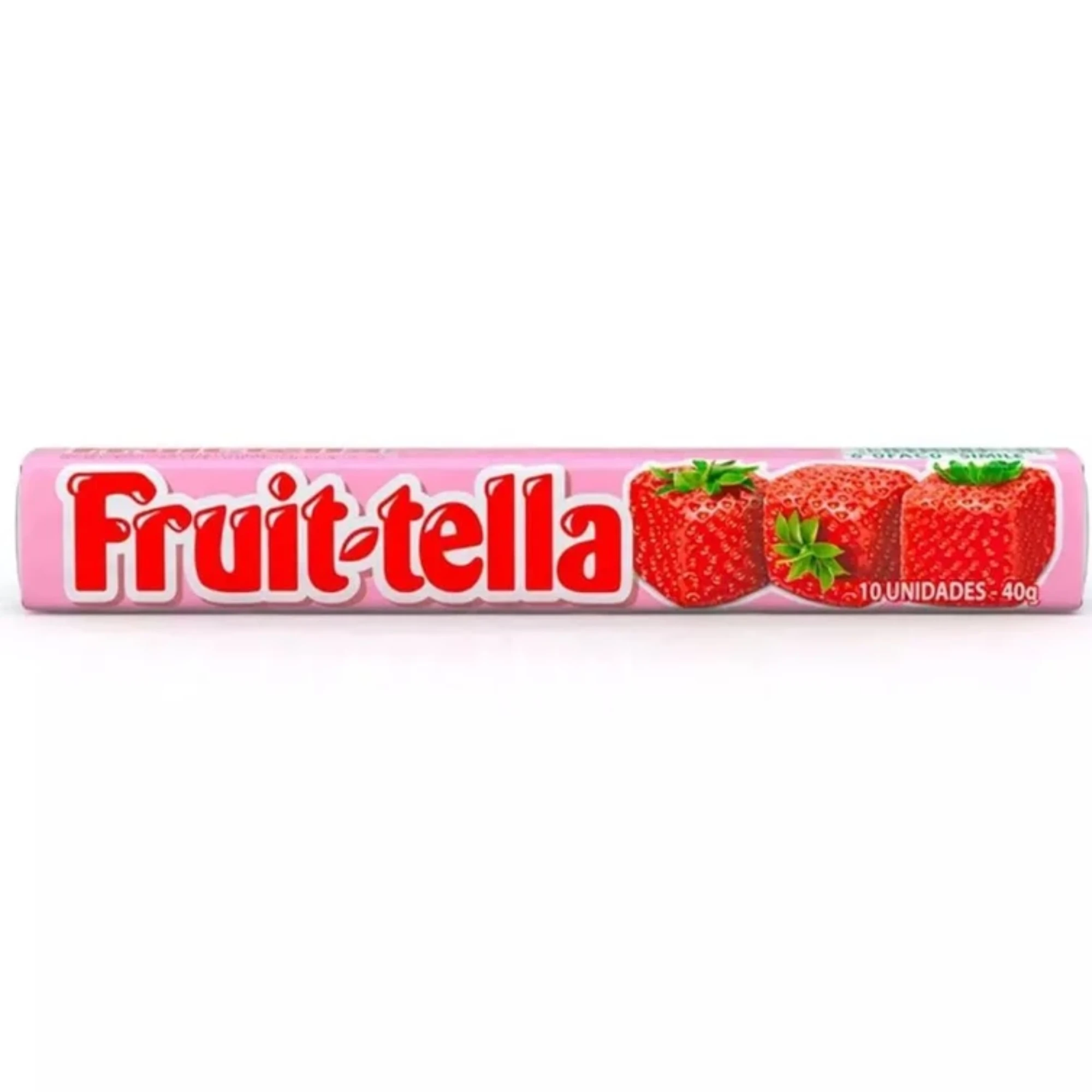 Castro Naves - DROPS FRUITTELLA MASTIGAVEL MORANGO 40G - 10021 01