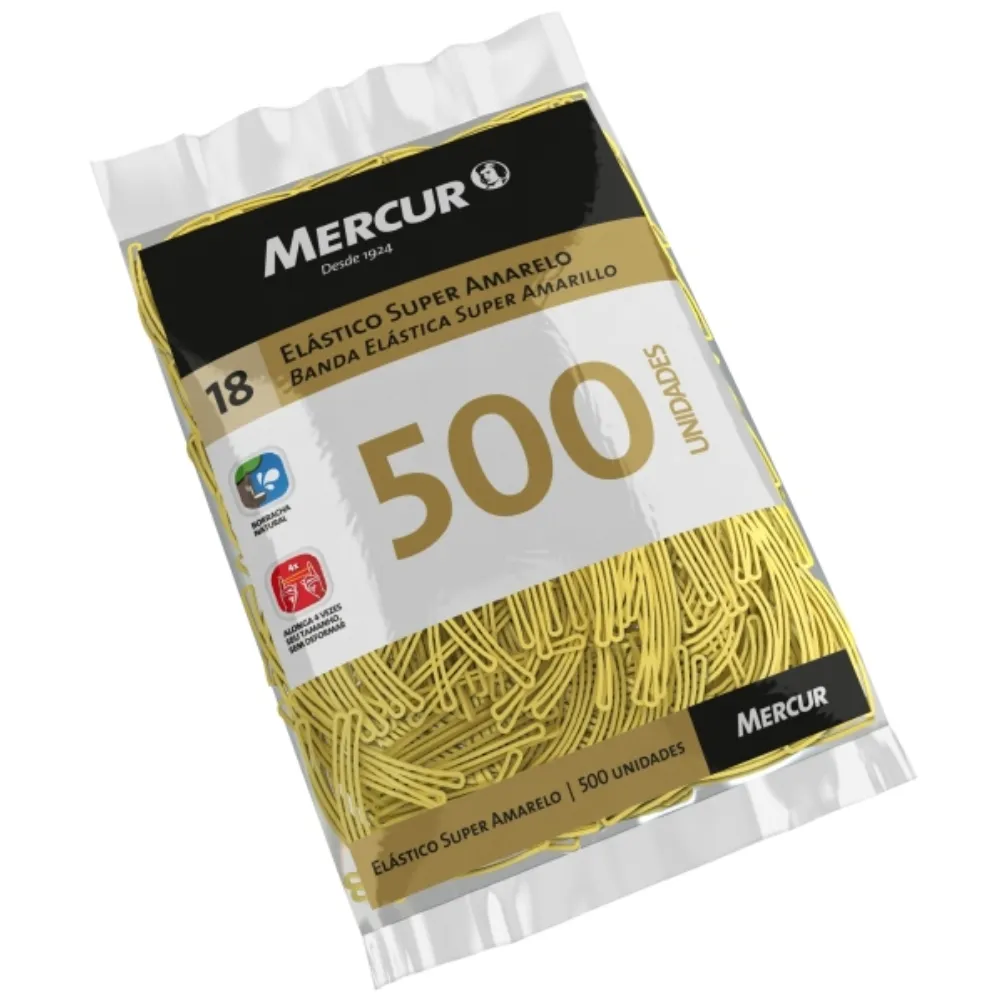 Castro Naves - ELASTICO SUPER AMARELO 18 C/500 - 39552 01