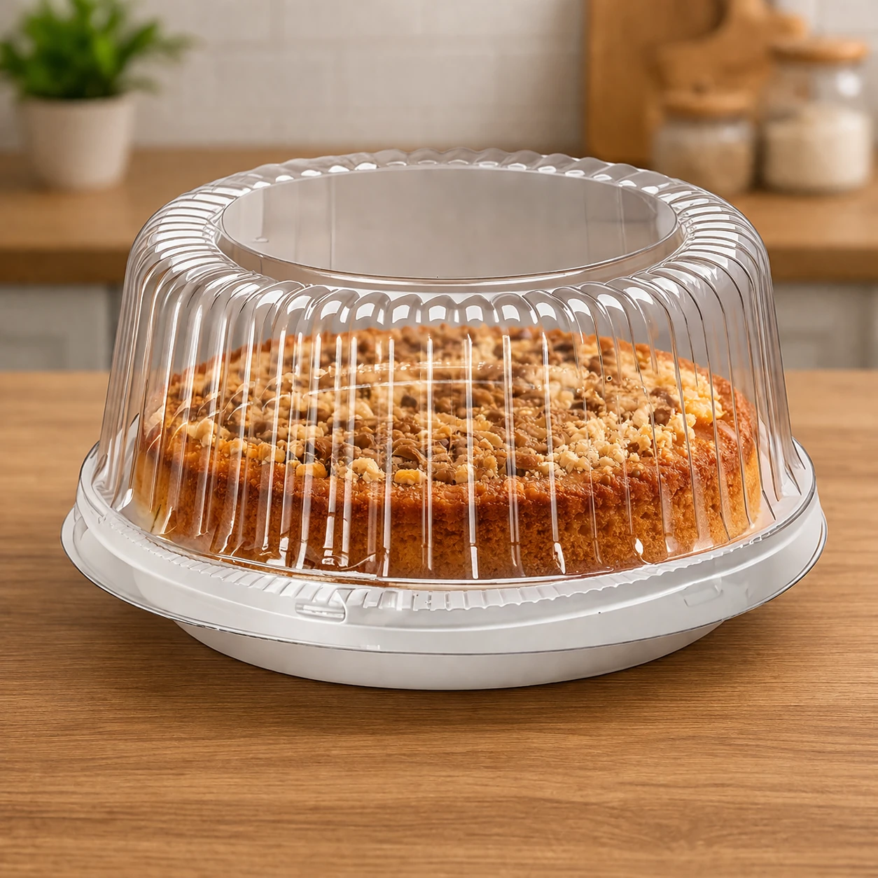 Imagem - Embalagem para Torta Bolo 15 Tampa Alta 500g Branca G35MA C/100