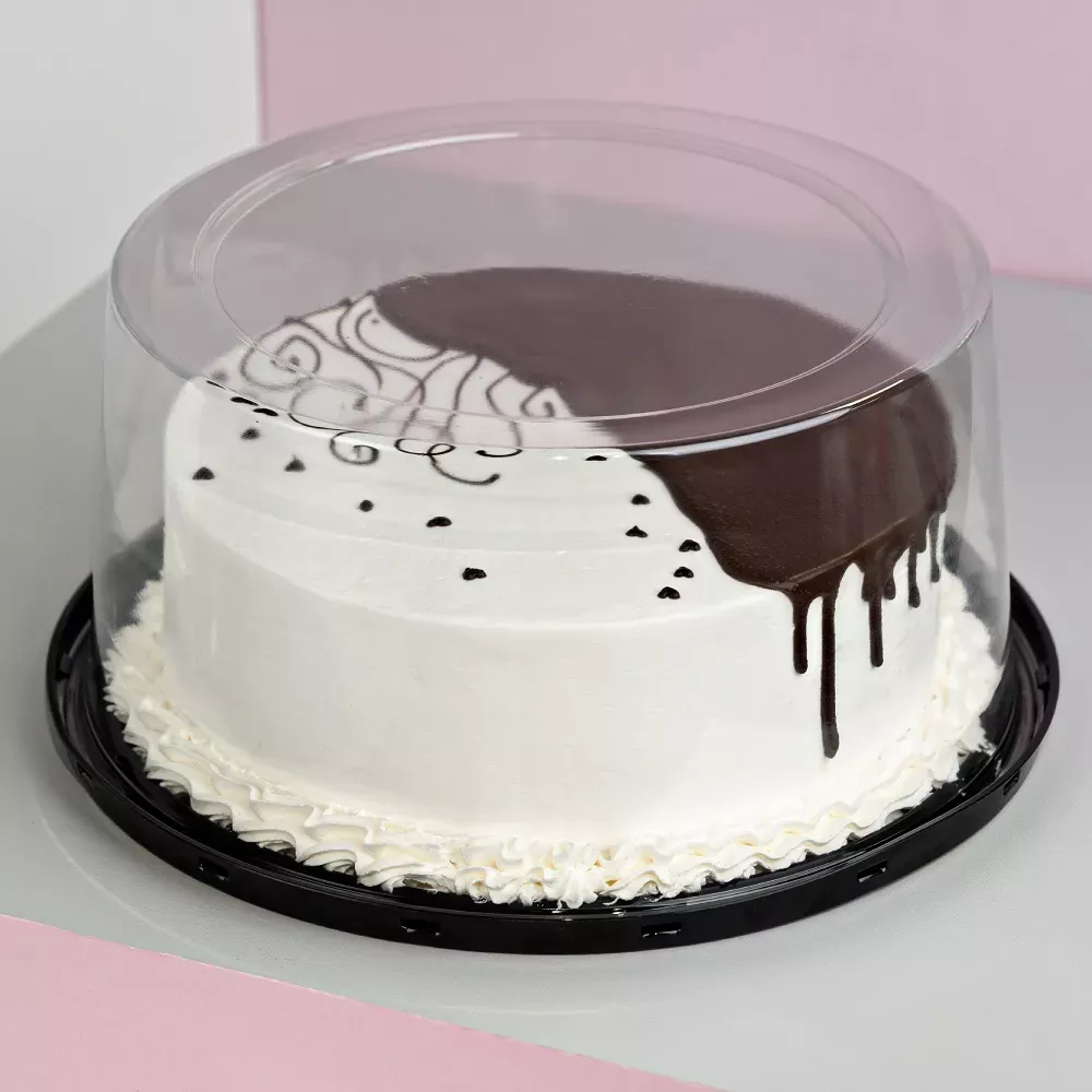 Imagem - Embalagem para Torta Pequena Média Contemporânea Alta 2,2kg Preta G56CTA C/50