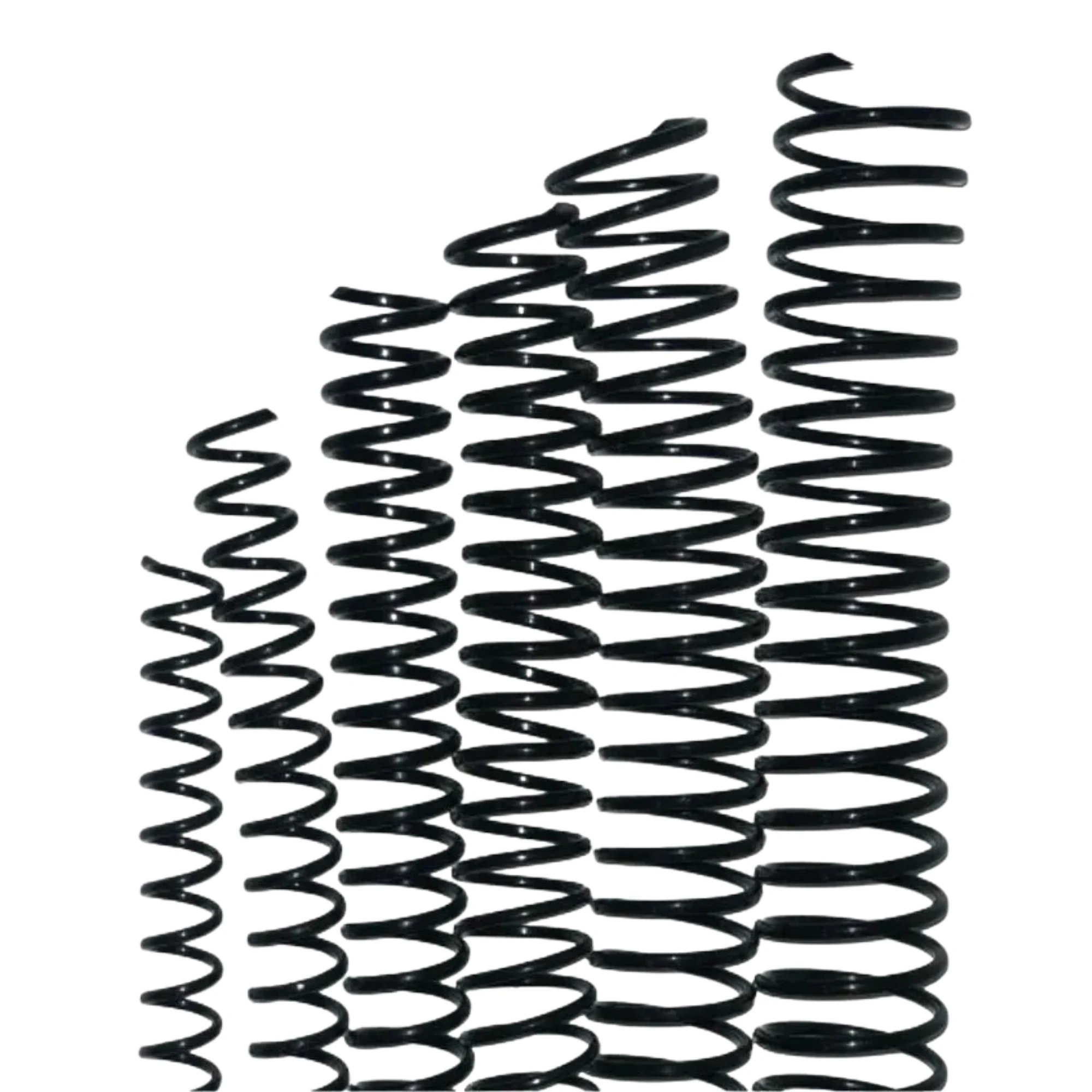 Castro Naves - ESPIRAL PVC DE 07MM P/25 FOLHAS PRETO C/100 - 15909 01