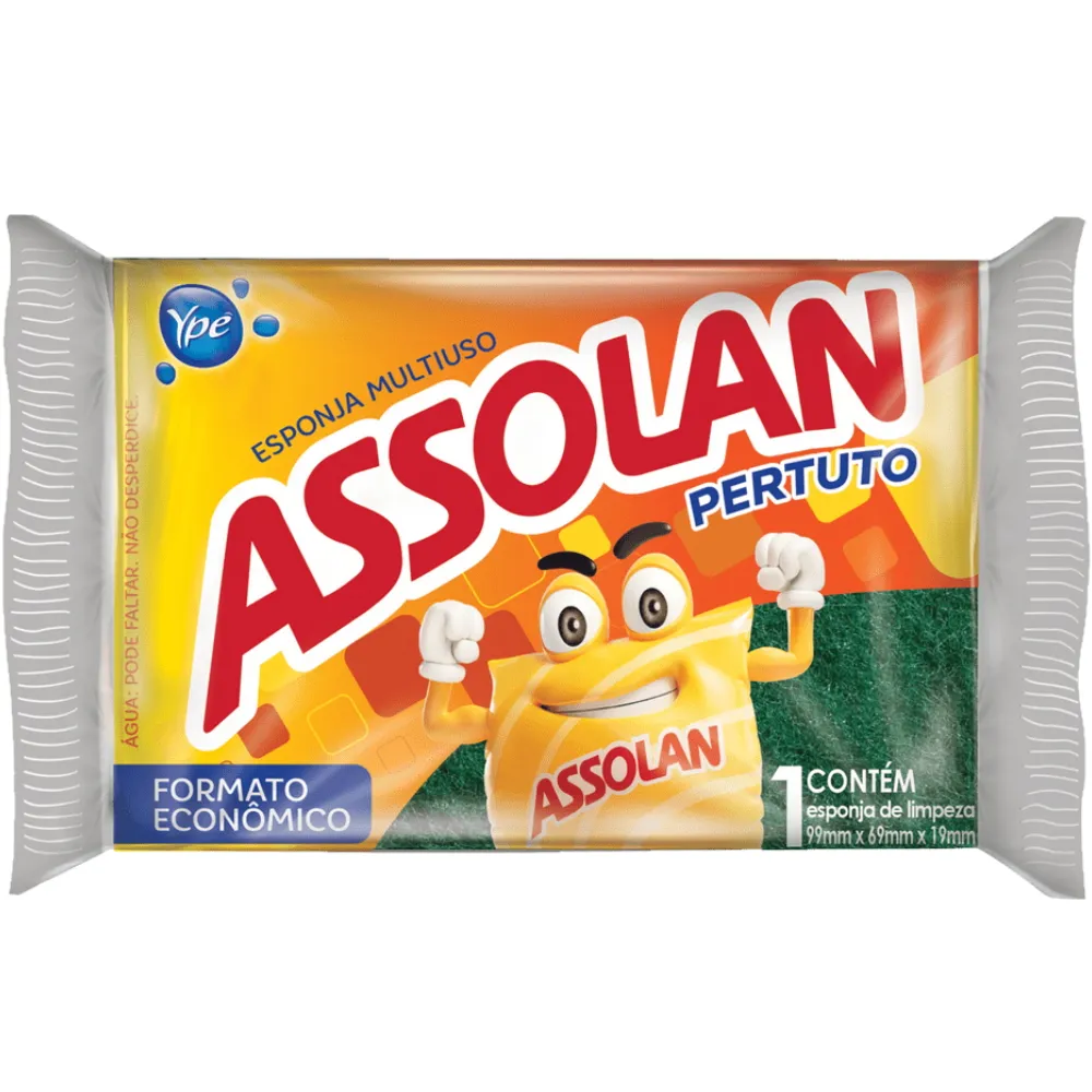 Castro Naves - ESPONJA DUPLA FACE VD E AM ASSOLAN - 13370 01