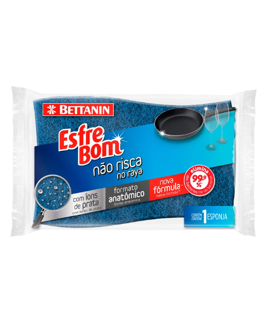 Castro Naves - ESPONJA DUPLAFACE GRILL AZUL ESFREBOM - 12527 01