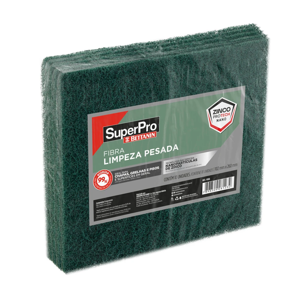 Castro Naves - FIBRA LT LIMPEZA PESADA 102X260MM C/10 - 20131 01