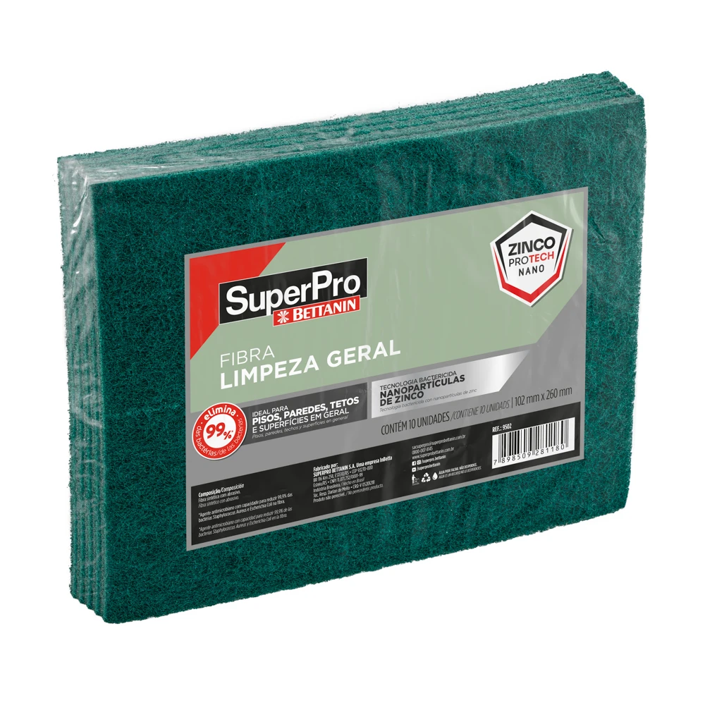 Castro Naves - FIBRA LT USO GERAL VD 102X260MM C/10 - 20123 01