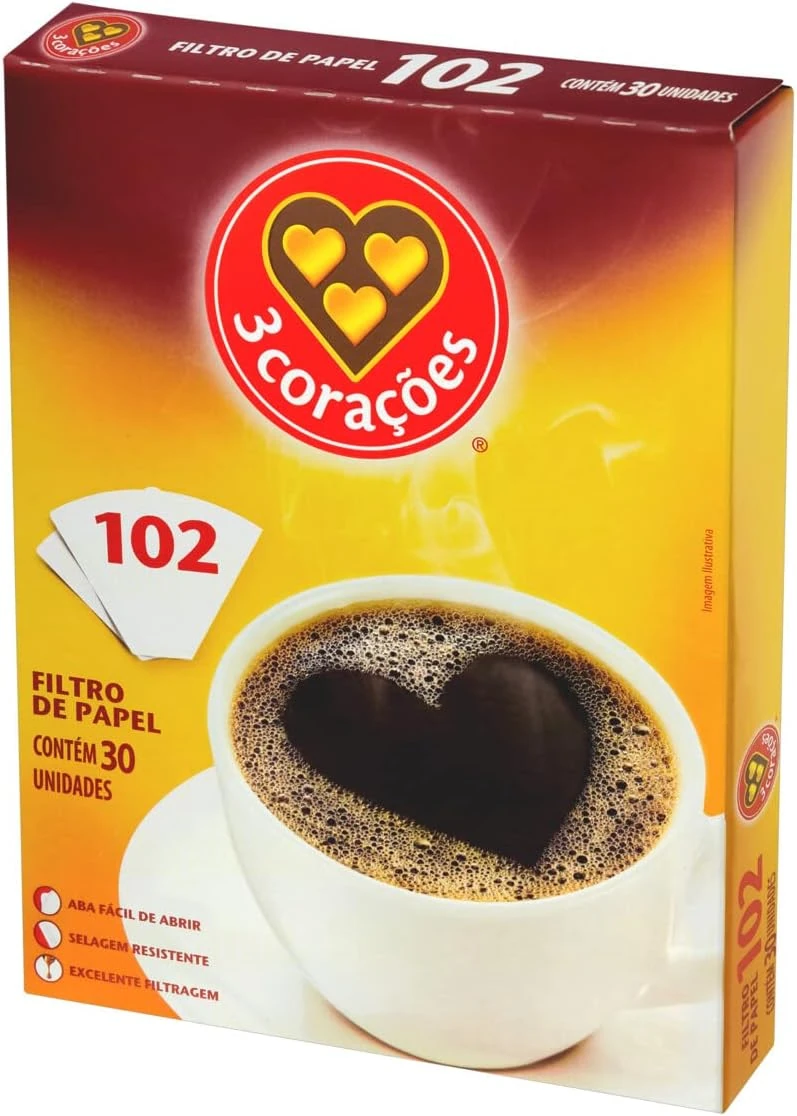 Castro Naves - FILTRO PARA CAFE DE PAPEL 102 3C CX/30  - 12386 01