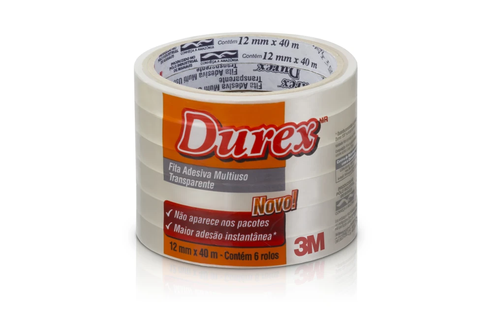 Castro Naves - FITA ADESIVA 12MMX40M DUREX TR PCT/6 - 56754 01