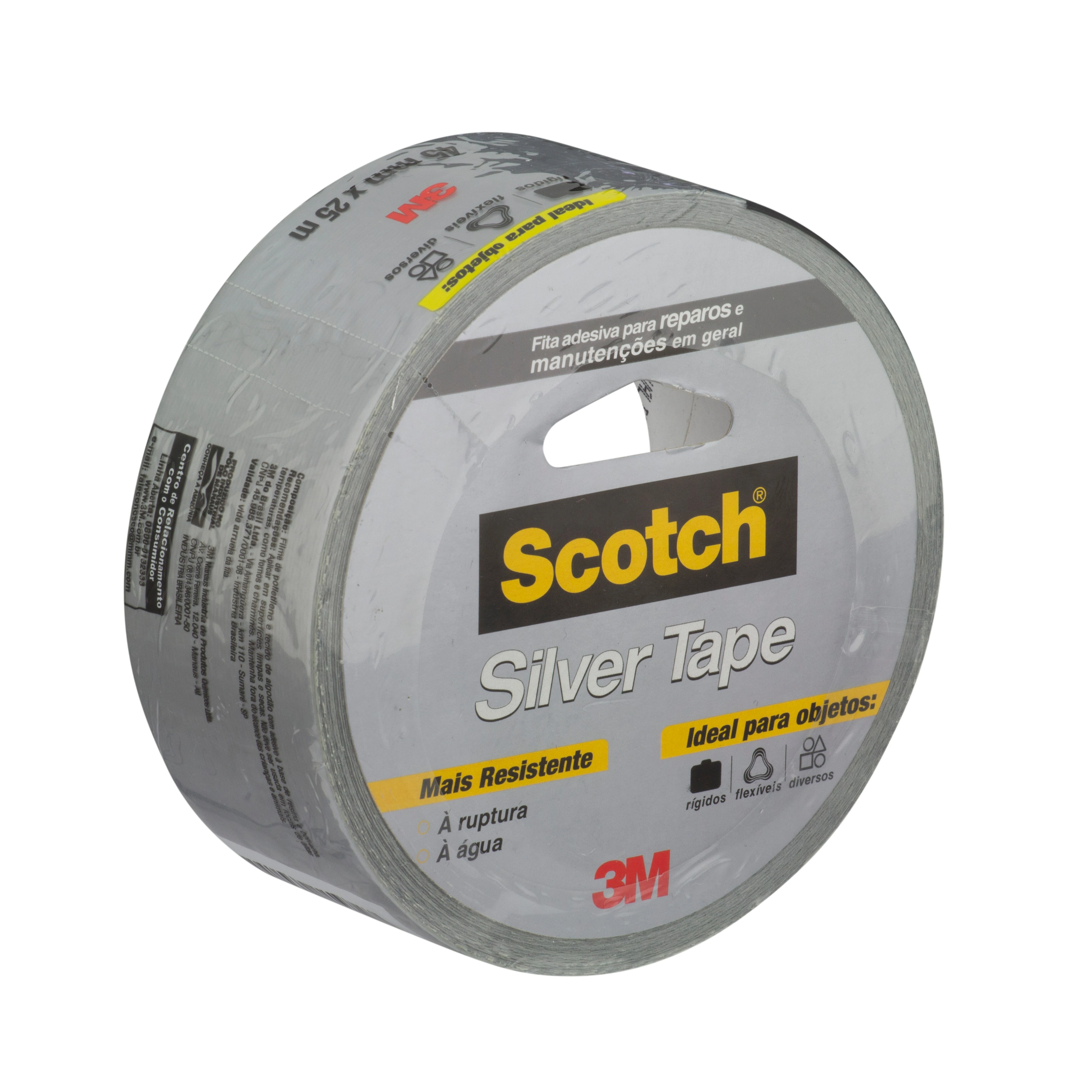 Castro Naves - FITA ADESIVA SILVER TAPE 45MMX25M SCOTCH 3939 - 14102 01