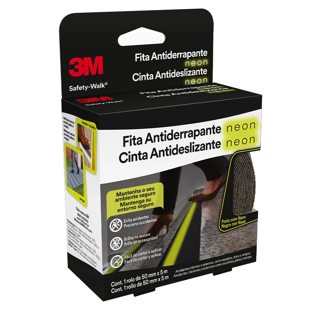 Castro Naves - FITA ANTIDERRAPANTE SW NEON 50MMx5M - 10549 01