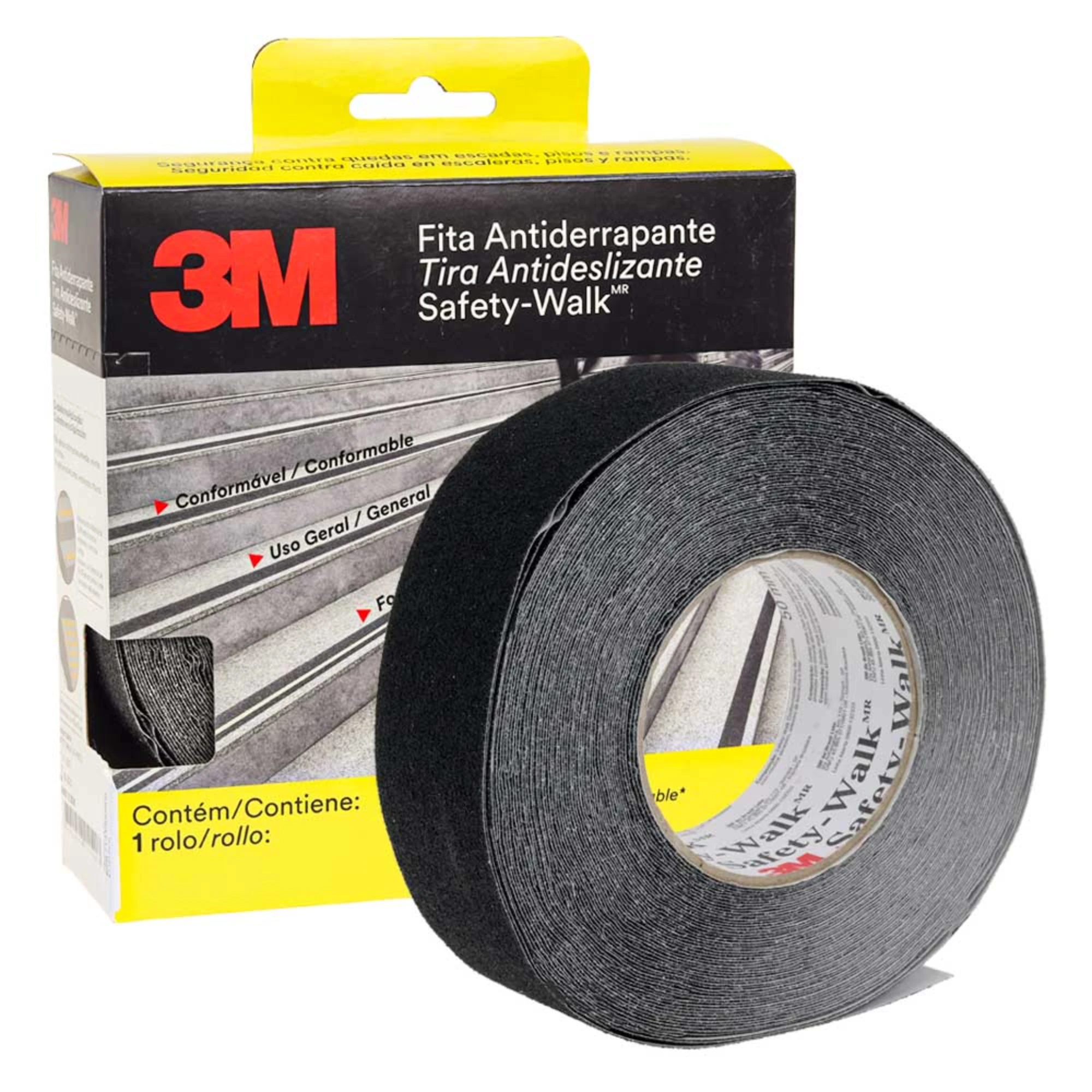 Castro Naves - FITA ANTIDERRAPANTE SW USO GERAL PT 5CMX20M  - 8736 01