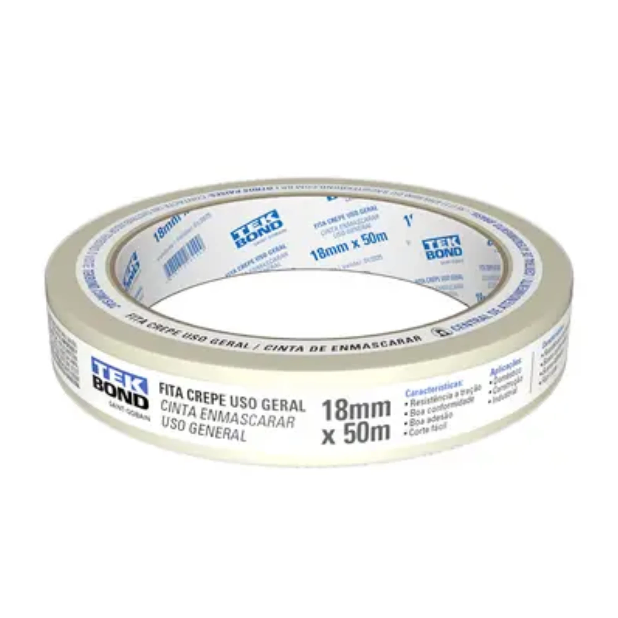 Castro Naves - FITA CREPE 18MMX50M BRANCA C/1 - 105995 01