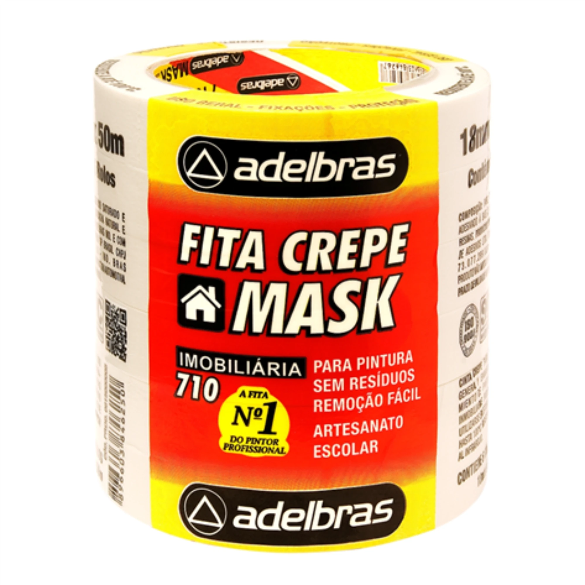 Castro Naves - FITA CREPE 18MMX50M BRANCA PT/6 RL - 29793 01
