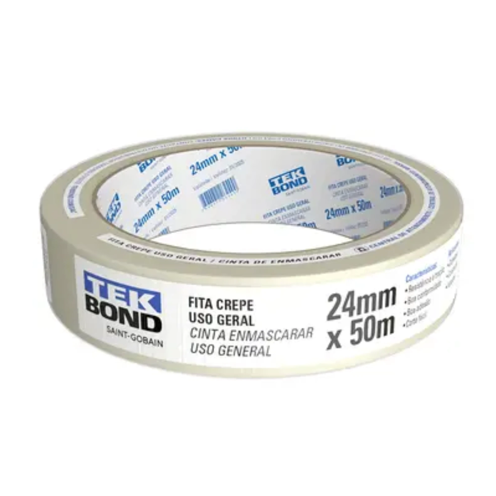 Castro Naves - FITA CREPE 24MMX50M BRANCA C/1 - 105996 01