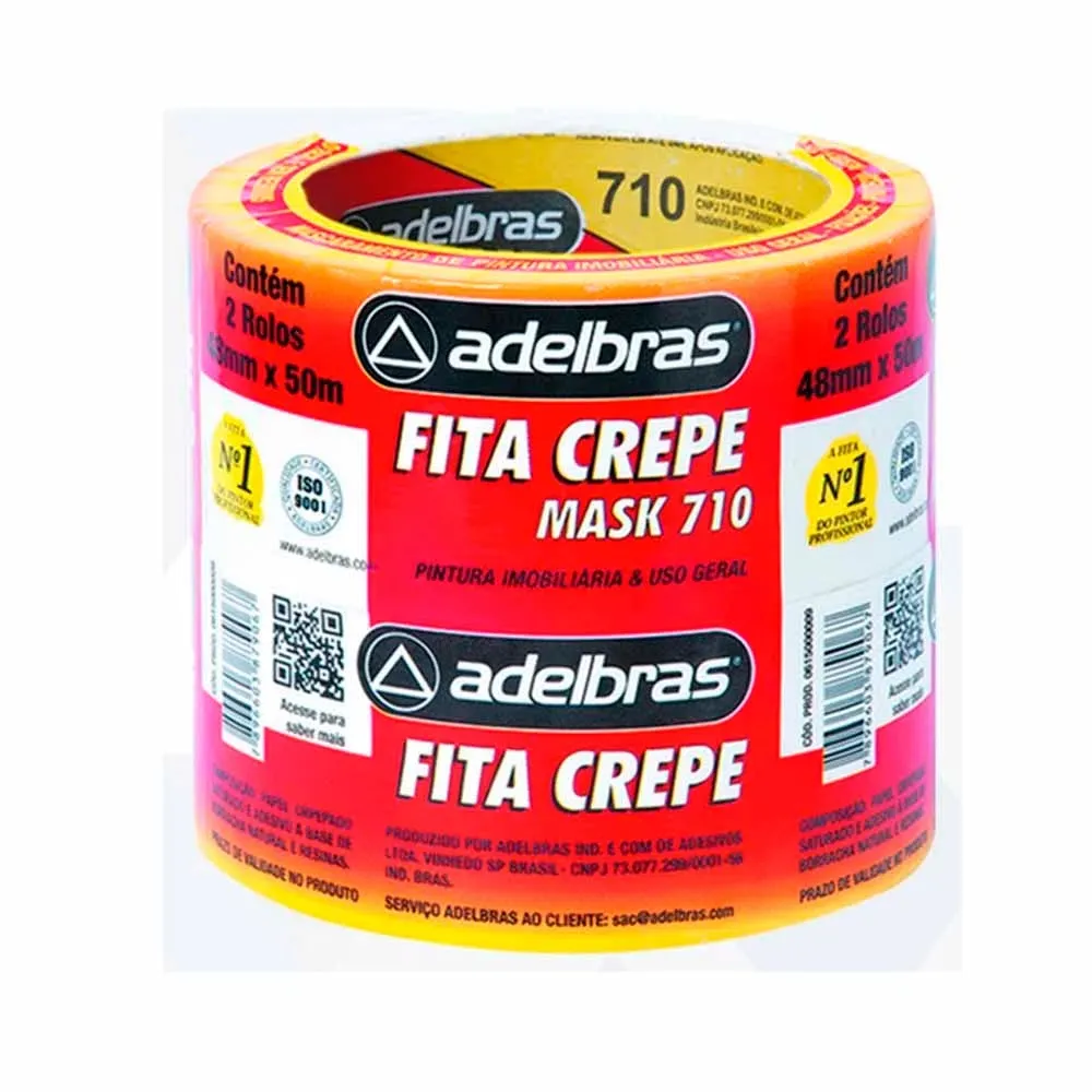 Castro Naves - FITA CREPE 48MMX50M BRANCA PT/2 RL - 57182 01