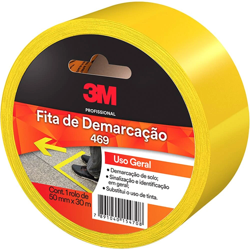 Castro Naves - FITA DE DEMARCACAO 469 50MMX30M AMARELA - 8715 01