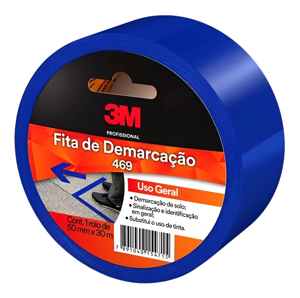Castro Naves - FITA DE DEMARCACAO 469 50MMX30M AZUL - 8718 01