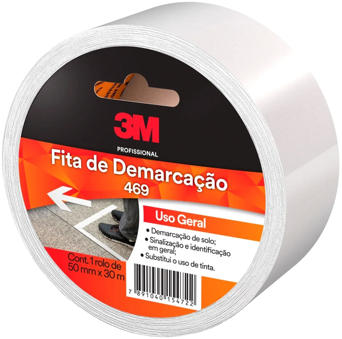 Castro Naves - FITA DE DEMARCACAO 469 50MMX30M BRANCA - 8717 01