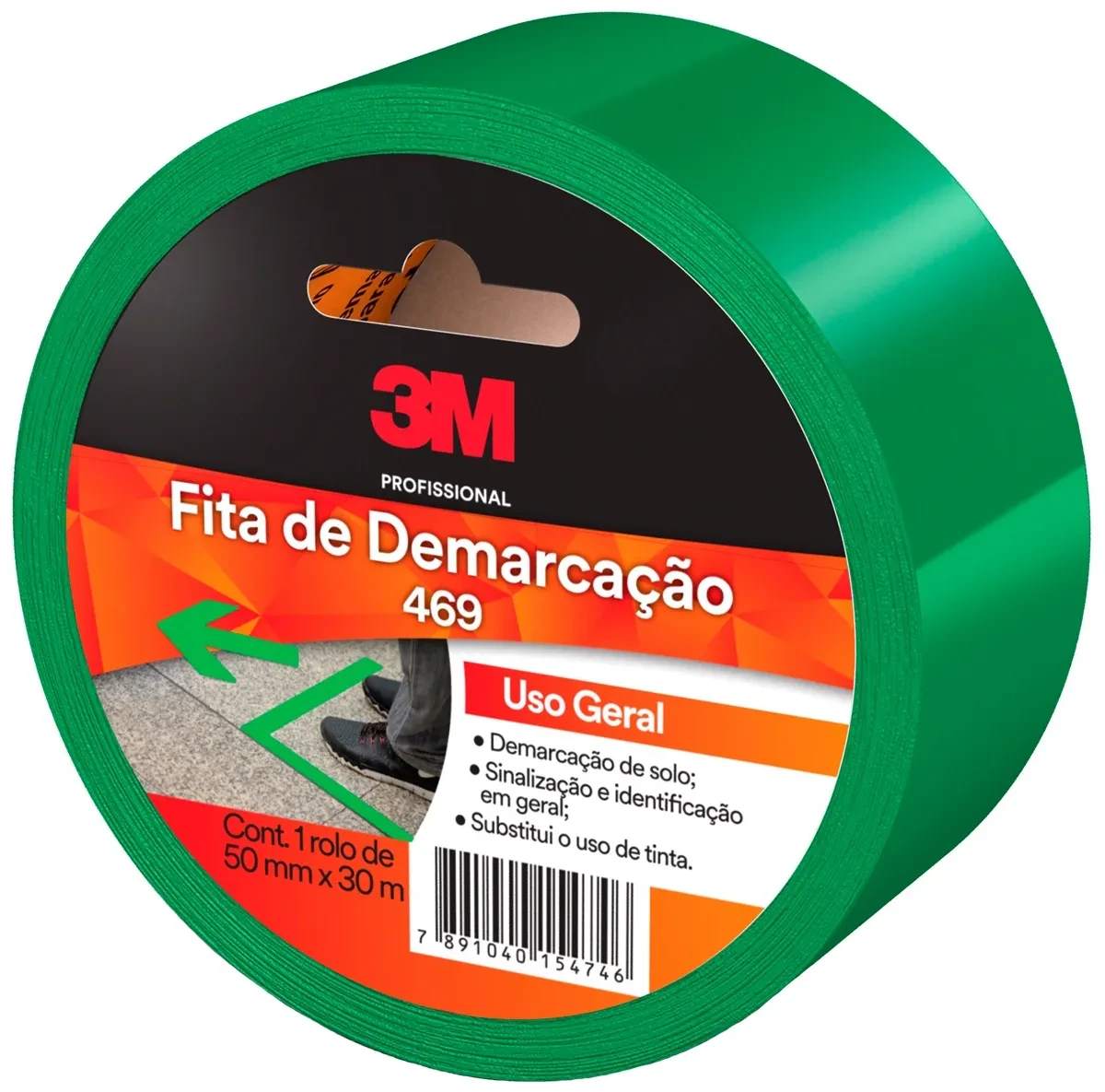 Castro Naves - FITA DE DEMARCACAO 469 50MMX30M VERDE - 8720 01