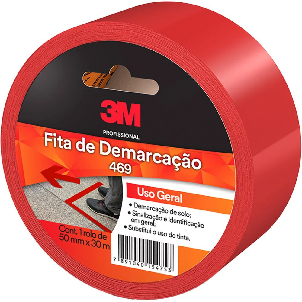 Castro Naves - FITA DE DEMARCACAO 469 50MMX30M VERMELHA - 8716 01