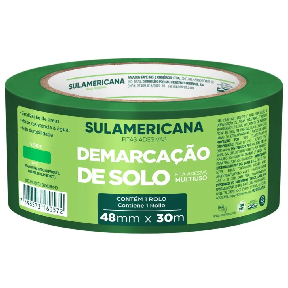 Castro Naves - FITA DE DEMARCACAO 48MMX30M VERDE - 9999 01
