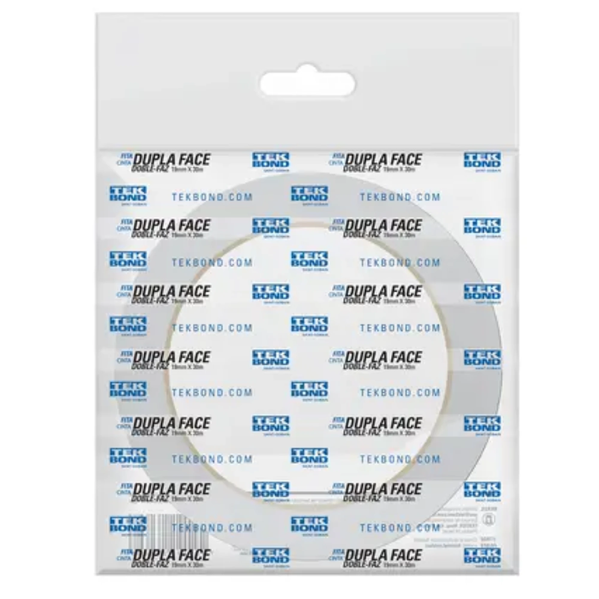 Imagem - Fita Adesiva Dupla Face Papel 19mm x 30m Incolor Tekbond