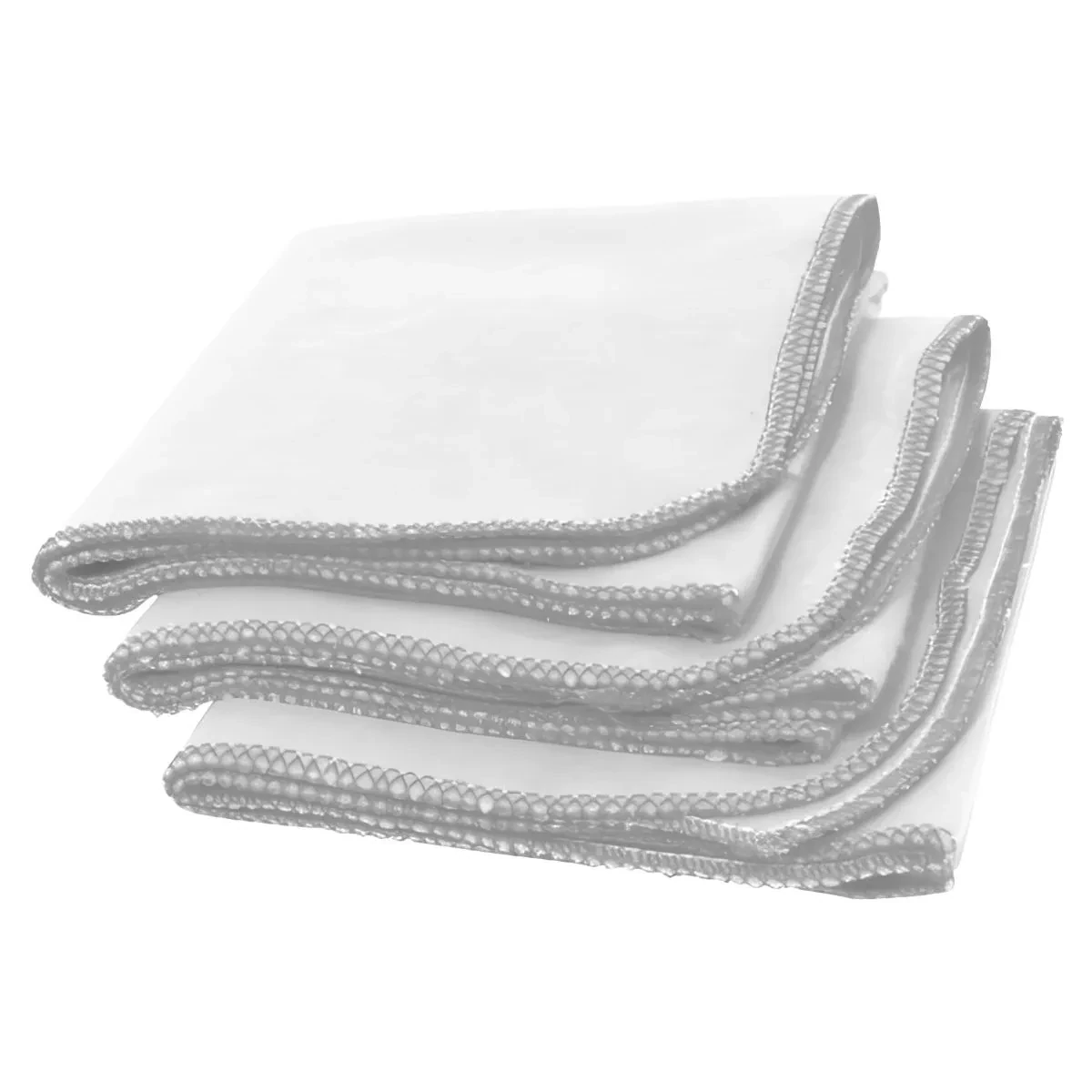 Castro Naves - FLANELA ALGODAO BRANCA 38x58CM - 12256 01